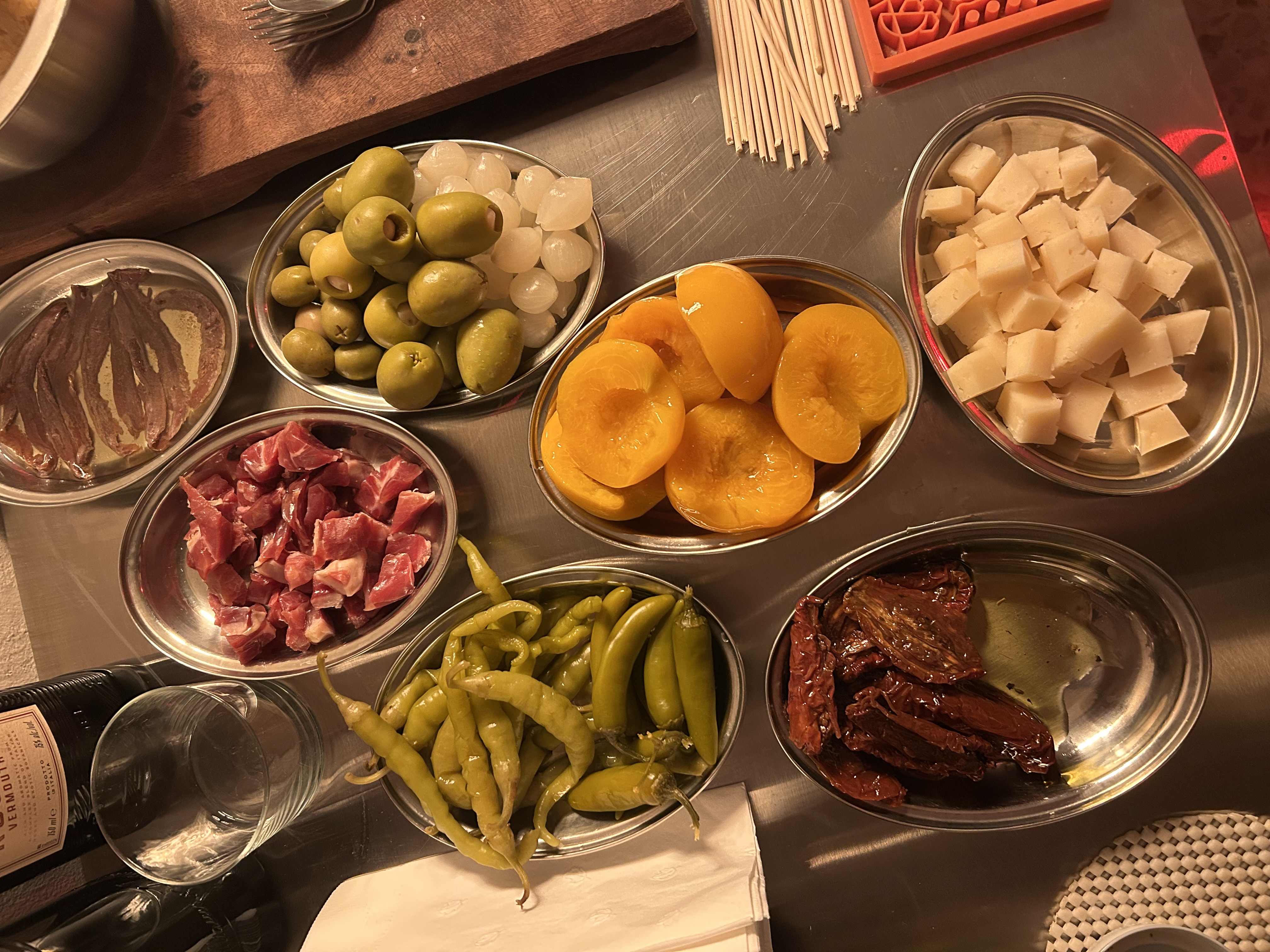 Tapas y gildas en evento